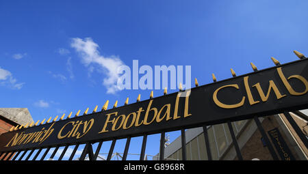 Soccer - Barclays Premier League - Norwich City v Bournemouth AFC - Carrow Road Banque D'Images