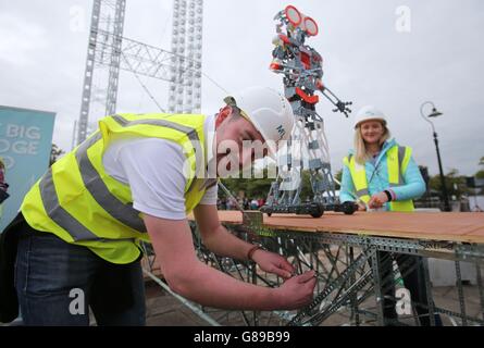 Pont de Meccano Banque D'Images