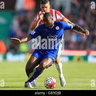 Soccer - Barclays Premier League - Stoke City v Leicester City - Britannia Stadium Banque D'Images