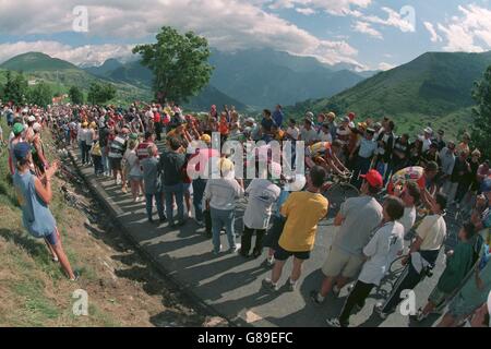 Tour de France - 13e étape St.Etienne de L'Alpe d'Huez Banque D'Images