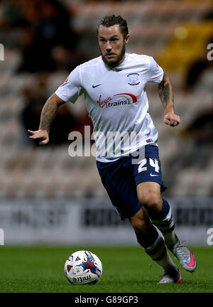 Soccer - Capital One Cup - troisième tour - Preston North End v AFC Bournemouth - Deepdale. Stevie May de Preston North End Banque D'Images