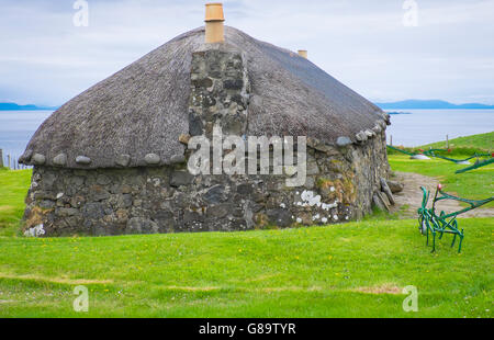 Le Musée de la vie de l'île de Skye à Kilmuir, sur la péninsule de Trotternish, île de Skye, Ecosse Banque D'Images