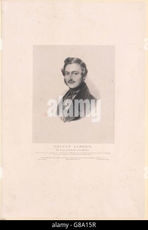 Albert, Prince Consort von England Herzog zu Sachsen Prinz von Sachsen-Coburg-Gotha Banque D'Images