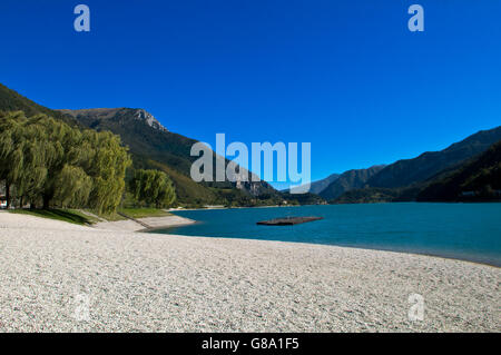 Lac de Ledro, Ledro Valley, Trentino Alto Adige, Italie, Europe, Banque D'Images