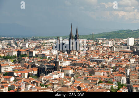 Clermont-Ferrand, capitale régionale d'Auvergne, France, Europe Banque D'Images