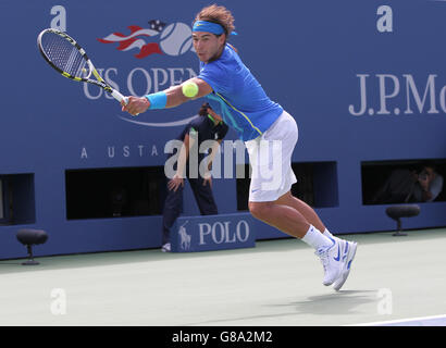 Rafael Nadal, ESP, tournoi du Grand Chelem de tennis de l'ITF, U.S. Open 2011, l'USTA Billie Jean King National Tennis Center Banque D'Images