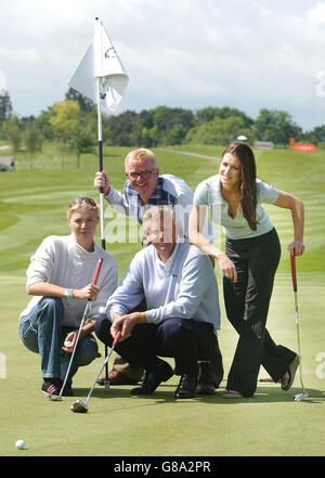 L'ensemble des Star Cup Pro Celebrity Golf Tournament Photocall - Le Celtic Manor Resort Banque D'Images