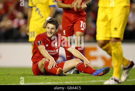 Football - UEFA Europa League - Groupe B - Liverpool v FC Sion - Anfield Banque D'Images