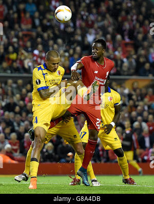 Football - UEFA Europa League - Groupe B - Liverpool v FC Sion - Anfield Banque D'Images