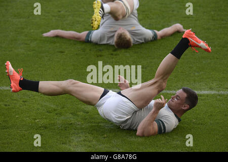 Rugby Union - coupe du monde de Rugby 2015 - entraînement en Afrique du Sud - St James' Park.Jesse Kriel, en Afrique du Sud, lors d'une séance d'entraînement au parc St James' Park, à Newcastle. Banque D'Images