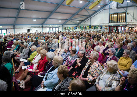 Les délégués et les membres participant à la Fédération Nationale des instituts féminins - Pays de Galles conférence annuelle, Avril 2016 Banque D'Images