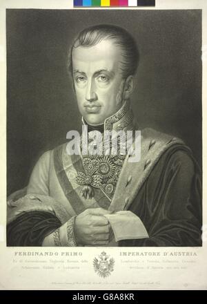 Ferdinand I., Kaiser von Österreich Banque D'Images