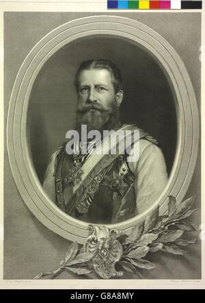 Friedrich III., Deutscher Kaiser und König von Preußen Banque D'Images