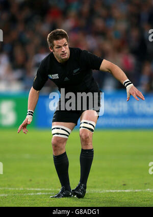 Richie McCaw de Nouvelle-Zélande pendant le match de la coupe du monde de rugby au stade olympique de Londres. APPUYEZ SUR ASSOCIATION photo. Date de la photo : jeudi 24 septembre 2015. Voir l'histoire de PA RUGBYU Nouvelle-Zélande. Le crédit photo devrait se lire comme suit : David Davies/PA Wire. Banque D'Images