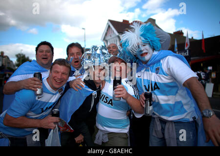 Rugby Union - Coupe du Monde de Rugby 2015 - Groupe C - l'Argentine v Géorgie - Stade Kingsholm Banque D'Images