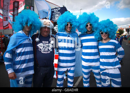 Rugby Union - Coupe du Monde de Rugby 2015 - Groupe C - l'Argentine v Géorgie - Stade Kingsholm Banque D'Images