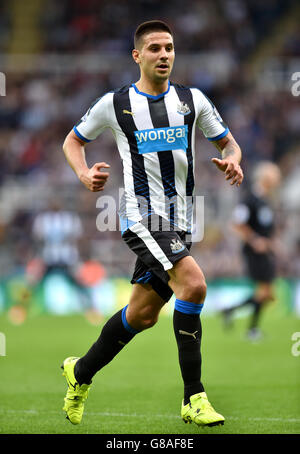 Soccer - Barclays Premier League - Newcastle United / Chelsea - St James' Park.Aleksandar Mitrovic de Newcastle United lors du match de la Barclays Premier League à St James' Park, Newcastle. Banque D'Images