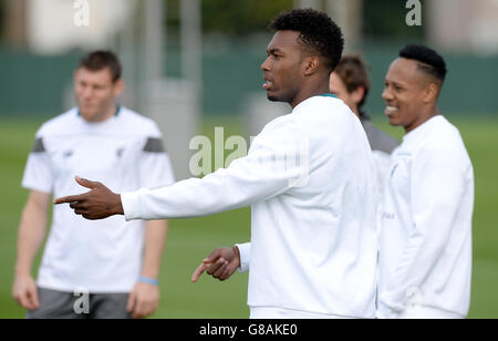 UEFA Europa League - Football - Liverpool v FC Sion - Liverpool - Session de formation Melwood Banque D'Images