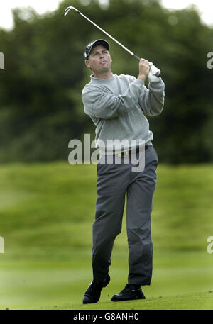 Golf - The Wales Open 2005 - Celtic Manor. David Howell d'Angleterre. Banque D'Images