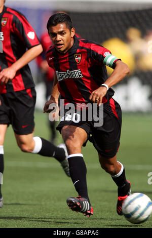 American Football - MLS - NY/NJ Metrostars v San Jose Earthquakes - Giants Stadium Banque D'Images