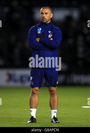 Football - Championnat Sky Bet - Derby County v Burnley - Stade iPro.Kevin Phillips, entraîneur de la première équipe du comté de Derby Banque D'Images