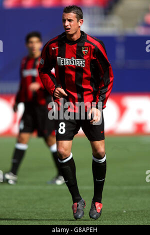 American Football - MLS - NY/NJ Metrostars v San Jose Earthquakes - Giants Stadium Banque D'Images