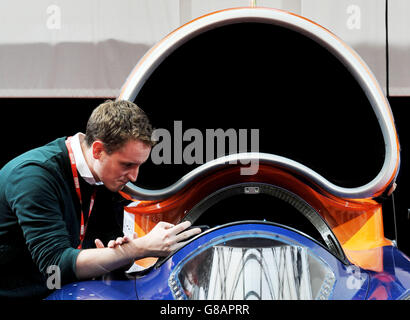 Voiture supersonique Bloodhound Banque D'Images