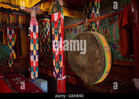 Mâtho Monastery, Ladakh, Inde, le Jammu-et-Kaschmir Banque D'Images