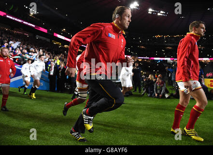 Rugby Union - Coupe du Monde de Rugby 2015 - UNE PISCINE - Angleterre v Pays de Galles - Twickenham Banque D'Images