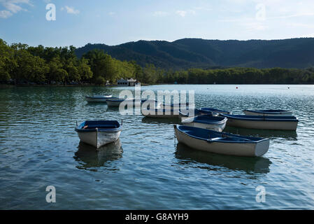 L'Estany de Banyoles, Pla de l'Estany, Gérone, Catalogne, Catalogne Banque D'Images