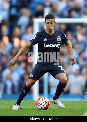 Football - Barclays Premier League - Manchester City v West Ham United - Etihad Stadium. Manuel Lanzini de West Ham United Banque D'Images