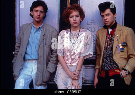 Jolie en rose, USA 1986, Regie : Howard Deutch, acteurs : Andrew McCarthy, Molly Ringwald, Jon Cryer Banque D'Images