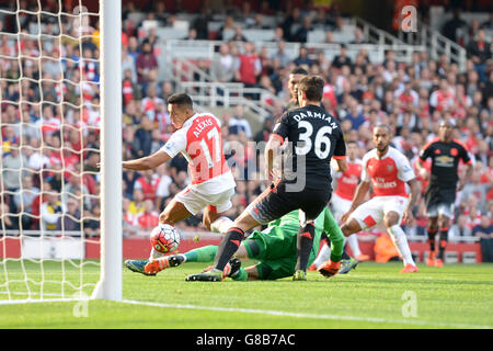 Soccer - Barclays Premier League - Arsenal v Manchester United - Emirates Stadium Banque D'Images