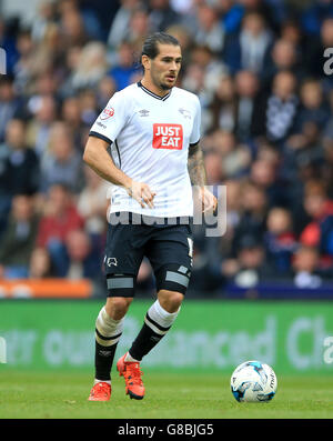 Football - Championnat Sky Bet - Derby County / Wolverhampton Wanderers - Stade iPro.Bradley Johnson du comté de Derby Banque D'Images