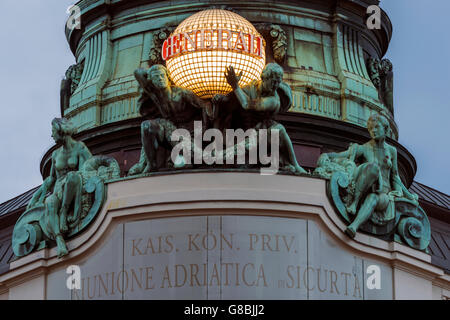 Bâtiment, Generali, Albertinaplatz, Vienne, Autriche Banque D'Images