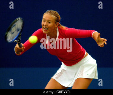 - Tennis Classic 2005 DFS - Demi-finale - Maria Sharapova v Tatiana Golovin - Edgbaston Priory Club Banque D'Images