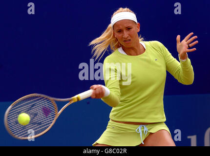 - Tennis Classic 2005 DFS - Demi-finale - Maria Sharapova v Tatiana Golovin - Edgbaston Priory Club Banque D'Images