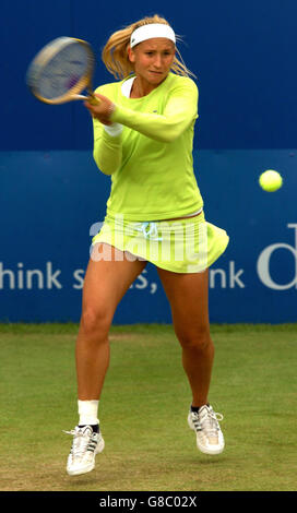 - Tennis Classic 2005 DFS - Demi-finale - Maria Sharapova v Tatiana Golovin - Edgbaston Priory Club Banque D'Images