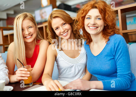 Amis jolis Banque D'Images