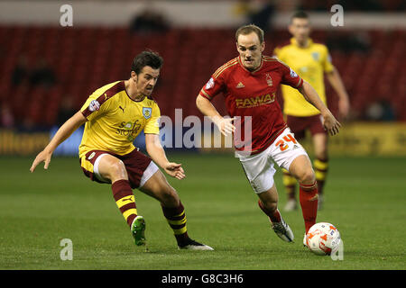 Sky Bet Championship Soccer - - Nottingham Forest v Burnley - Rez-de-Ville Banque D'Images