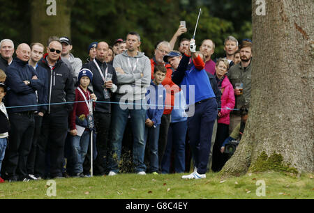 Golf - British Masters - troisième jour - Woburn Golf Club.Luke Donald en Angleterre pendant le troisième jour des British Masters au Woburn Golf Club, Little Brickhill. Banque D'Images