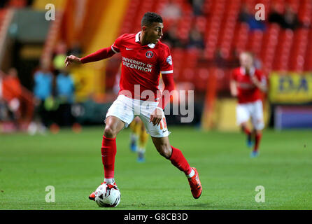 Soccer - Sky Bet Championship - Charlton Athletic / Preston North End - The Valley. Karlan Ahearne-Grant, de Charlton Athletic Banque D'Images