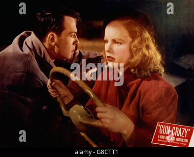 Gun crazy, alias : mortel est la femme, aka : Gefährliche Leidenschaft, USA 1949, Regie : Joseph H. Lewis, acteurs : Peggy Cummings, John Dall Banque D'Images