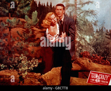 Gun crazy, alias : mortel est la femme, aka : Gefährliche Leidenschaft, USA 1949, Regie : Joseph H. Lewis, acteurs : Peggy Cummings, John Dall Banque D'Images