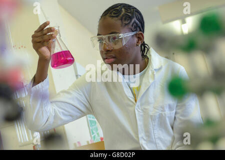 Cours de sciences de l'école. L'Angleterre. UK. L'Europe Banque D'Images