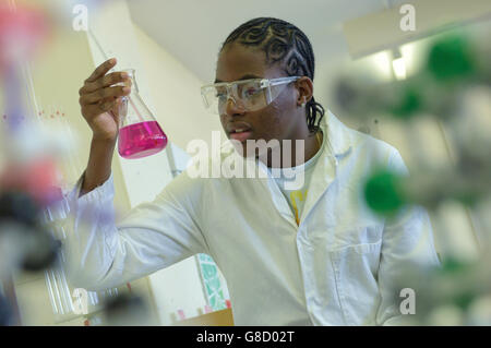 Cours de sciences de l'école. L'Angleterre. UK. L'Europe Banque D'Images