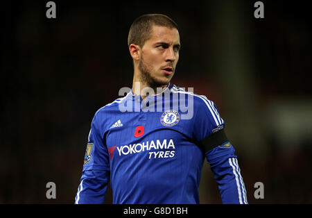 Football - Barclays Premier League - Stoke City / Chelsea - Britannia Stadium. Eden Hazard de Chelsea Banque D'Images