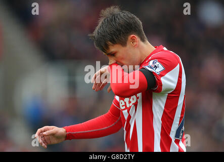 Bojan Krkic de Stoke City pendant le match de la Barclays Premier League au stade Britannia, Stoke. Banque D'Images