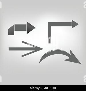 Vector arrow sign Illustration de Vecteur