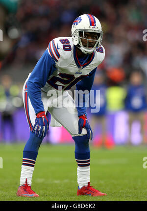 Gridiron - NFL International Series 2015 - Buffalo Bills / Jacksonville Jaguars - Wembley Stadium. Corey Graham de Buffalo Bills Banque D'Images